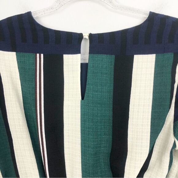 ANTHROPOLOGIE | SUNDAY IN BROOKLYN Leger Striped Side Tie Dress Women’s Size S - Picture 12 of 14